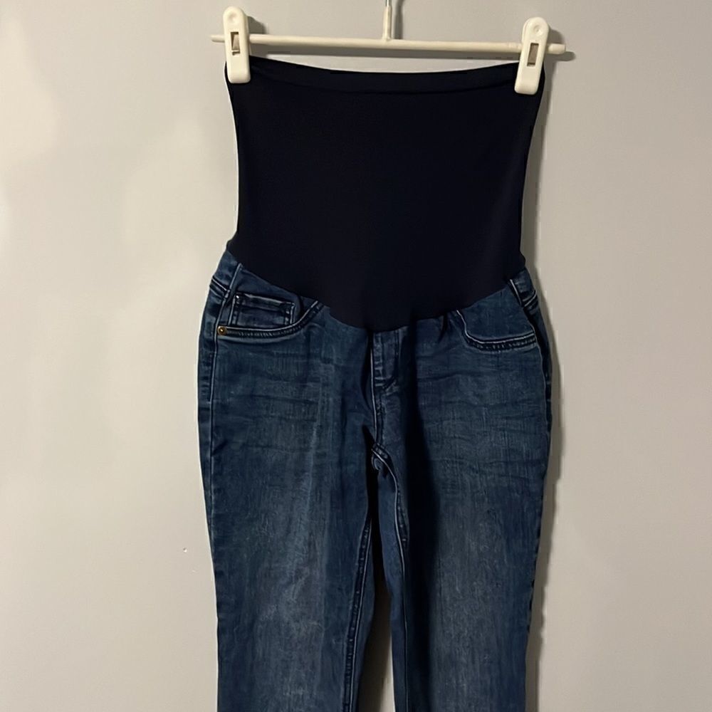 Womens’ Indigo Blue Maternity Jeans Size M